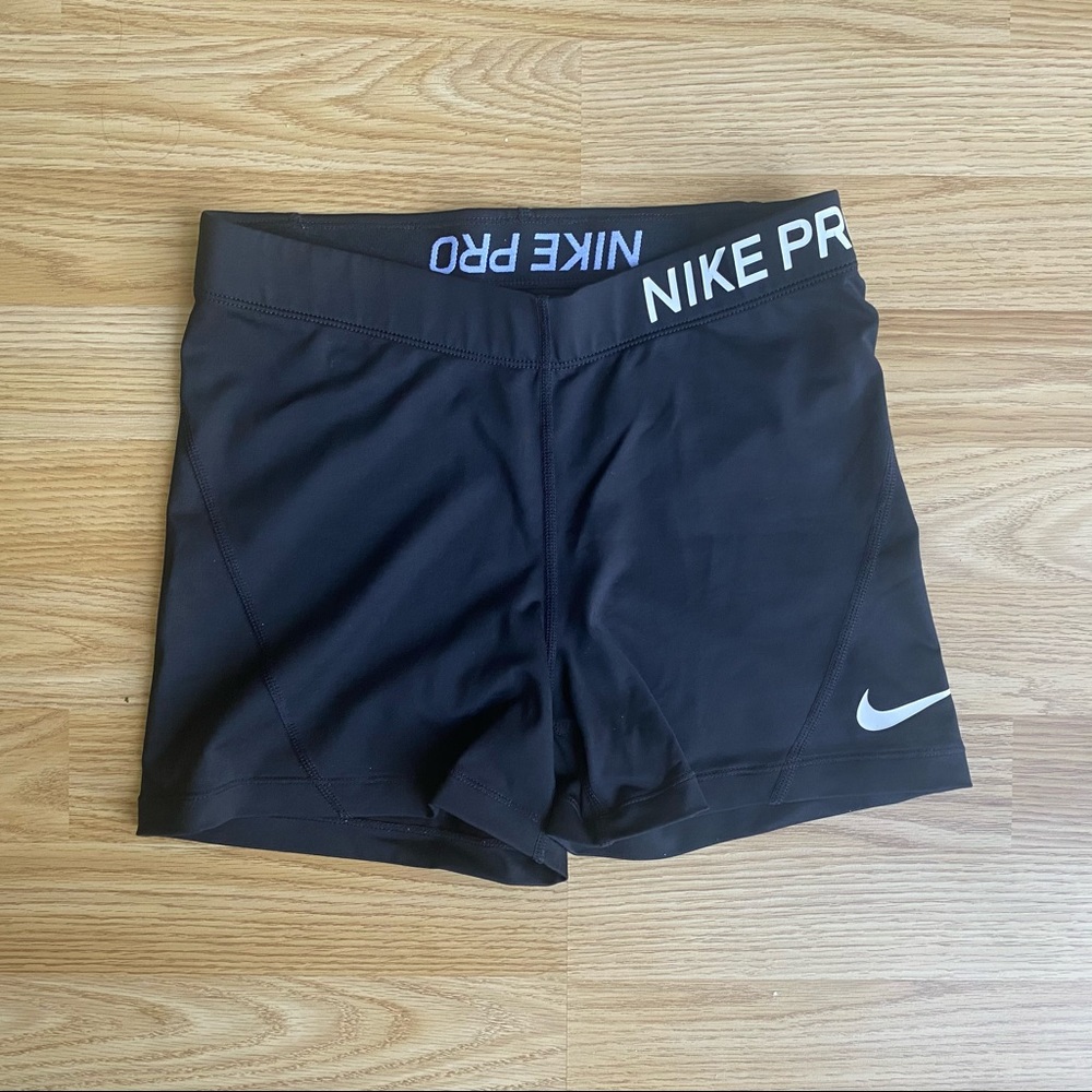 Nike pro dri-fit black shorts